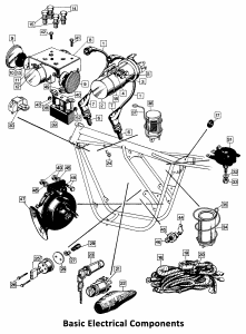 1973-74 Norton Commando Basic Electrical Components