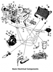 1971 Norton Commando Basic Electrical Components