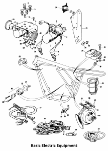 1975 Norton Commando Mk3 Basic Electrical Equipment
