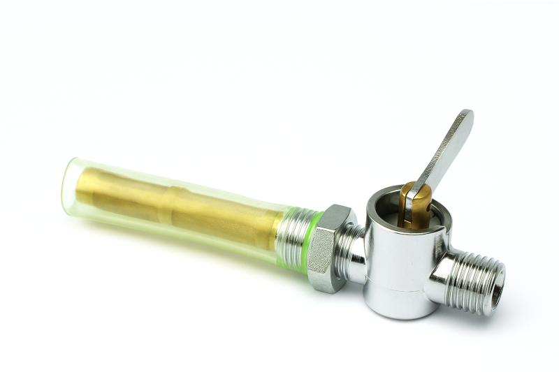 83-2801 Chrome plated flat lever reserve petrol tap - Classic Bike Spares