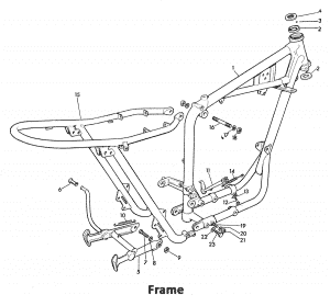 1964 Triumph 650 Twins Frame