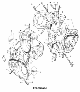 1964 Triumph 650 Twins Crankcase
