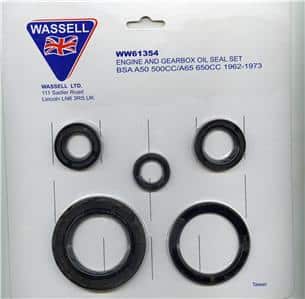 Oil seal kit, BSA A50/A65 - Classic Bike Spares