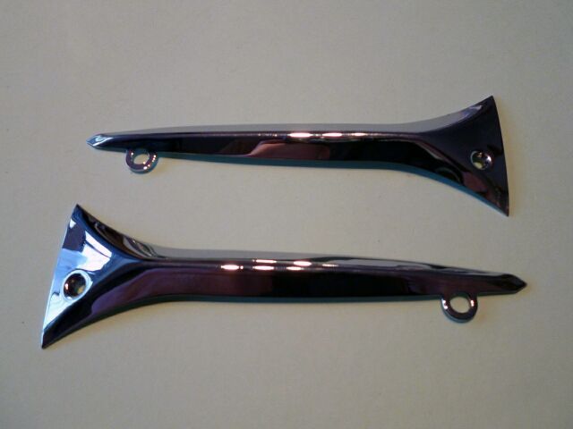 Triumph 350, 500 nacelle styling strips 97-0877/8 - Classic Bike Spares