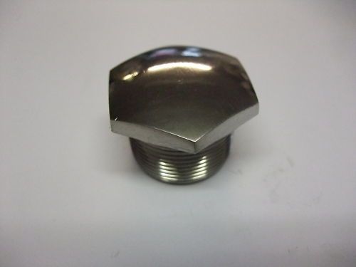 65-5331 BSA fork stanchion top nut, stainless steel - Classic Bike Spares