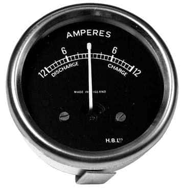 Ammeter, 2" diameter - Classic Bike Spares