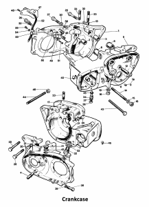 1973 Triumph 750 Twins Crankcase