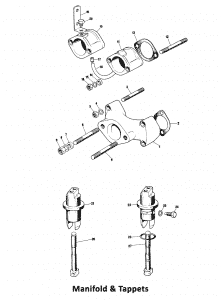 1973 Triumph 750 Twins Manifold & Tappets