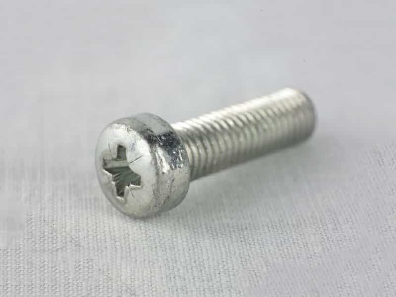 703800 pozi cover screw 1/4" CEI x 7/8" - Classic Bike Spares
