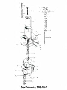 1969 Triumph 650 Amal Carburettor, TR6