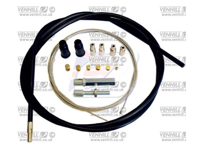 Venhill universal throttle cable kit 2.35 metres - Classic Bike Spares