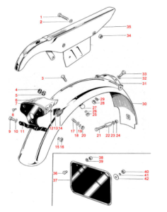 Rear Mudguard & chainguard