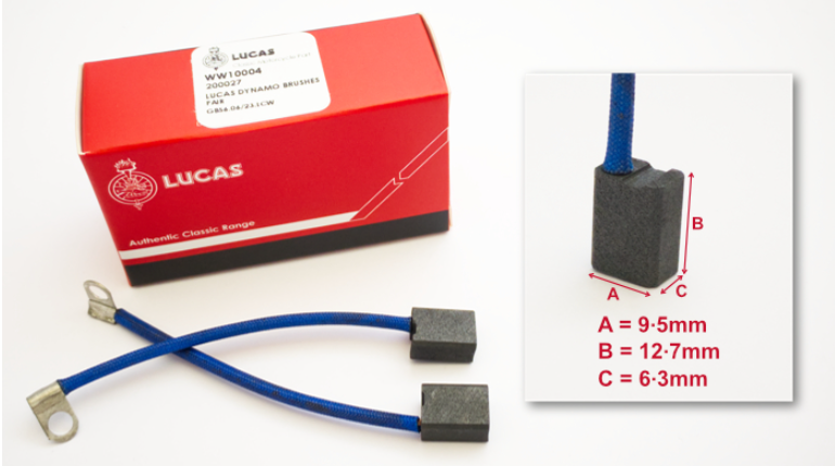 200027 Lucas dynamo brushes - Classic Bike Spares