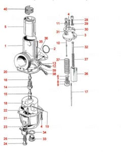 600 Series Mk1 AMAL Carburettor