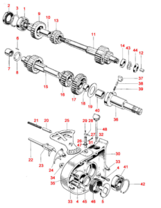 Inner Gearbox & Shafts/ Gears
