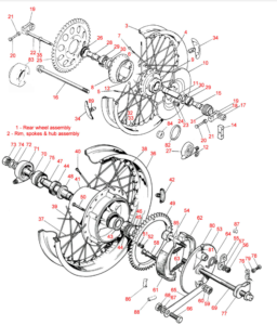 Rear Wheel & Brake