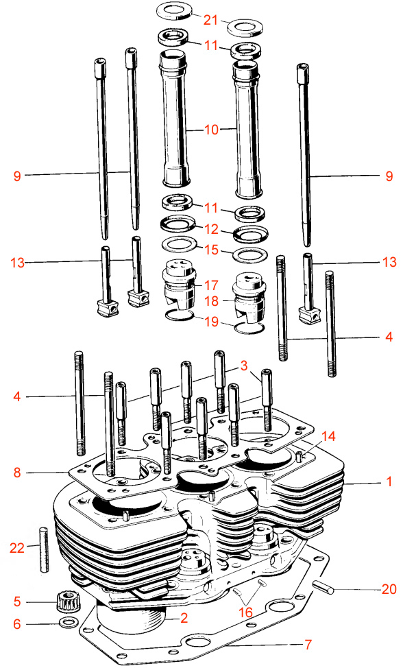triumph Triples barrel- Classic bike spares