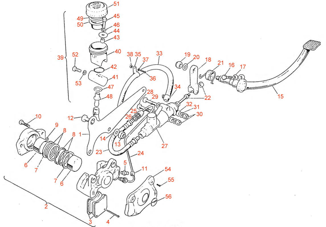 T150 triumph Rear brake- Classic bike Spares