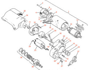 Starter Motor T160