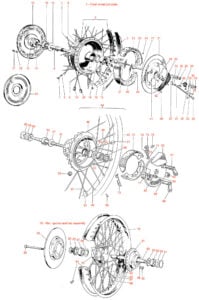 Front Wheel & Drum Brakes