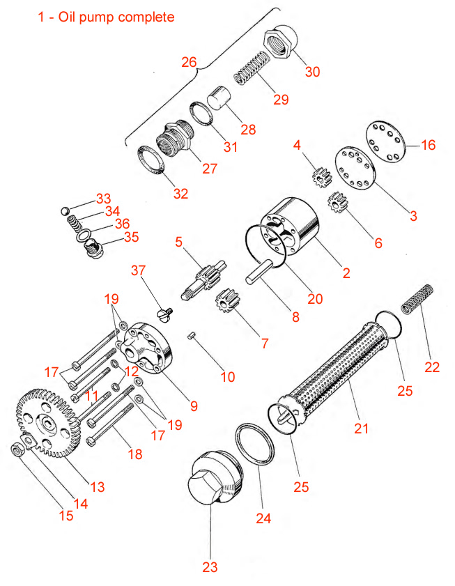 Oil Pump Triumph T150 & T160- Classic bike Spares