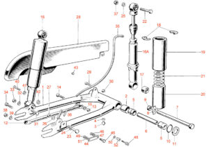 Swing Arm and Rear Suspension