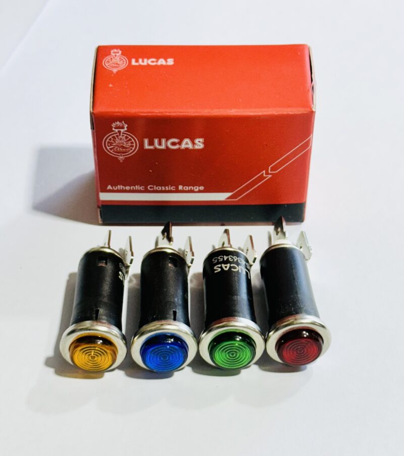 Lucas Warning Light Set, Classic bike Spares