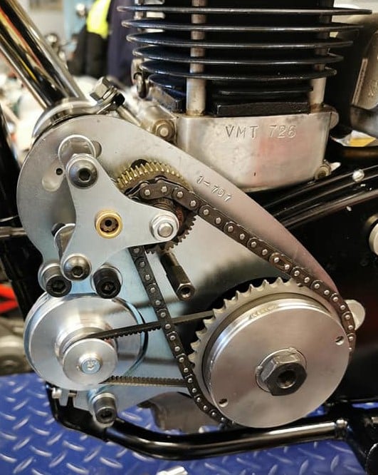 E-Starter conversion kit for Velocette Thruxton, Viper, Venom