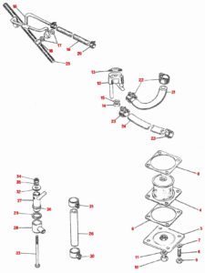 1980–82 Triumph 750 Twins Oil & Breather Pipes