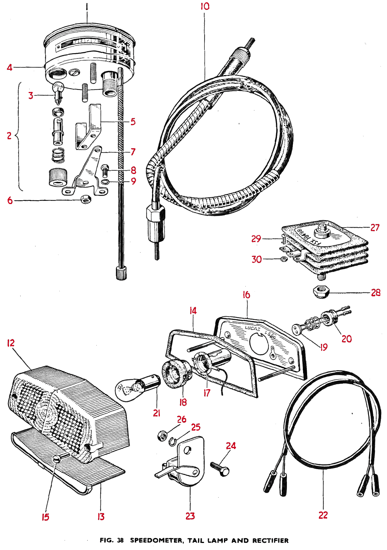 1961–62 Triumph 650 Twins Speedometer, Tail Lamp and Rectifier &raquo;