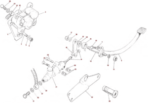 1980–82 Triumph 750 Twins Rear Brake