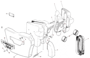 1978–82 Triumph 750 Twins Air Cleaner & Side Panels