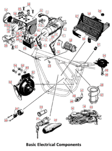 1971 Norton Commando Basic Electrical Components