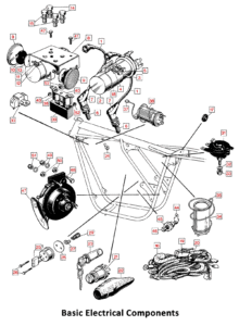 1972 Norton Commando Basic Electrical Components