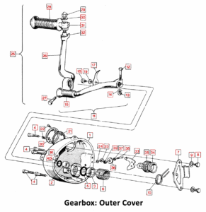 1973-74 Norton Commando Gearbox Outer Cover