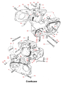 1969 Triumph 650 Crankcase