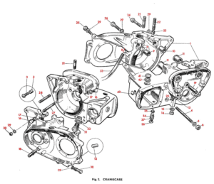 1966 Triumph 650 Twins Crankcase