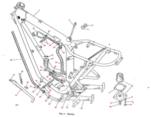 1971 Triumph 650 Twins Frame