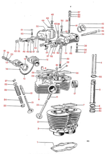 1971 Triumph 650 Twins Cylinder Block & Head, T120R